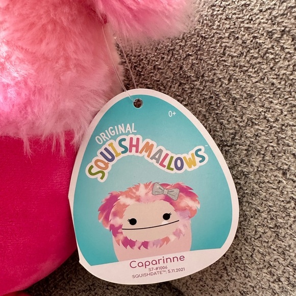 Nwt Caparinne 8" The Pink Bigfoot  Squishmallow - Picture 3 of 4